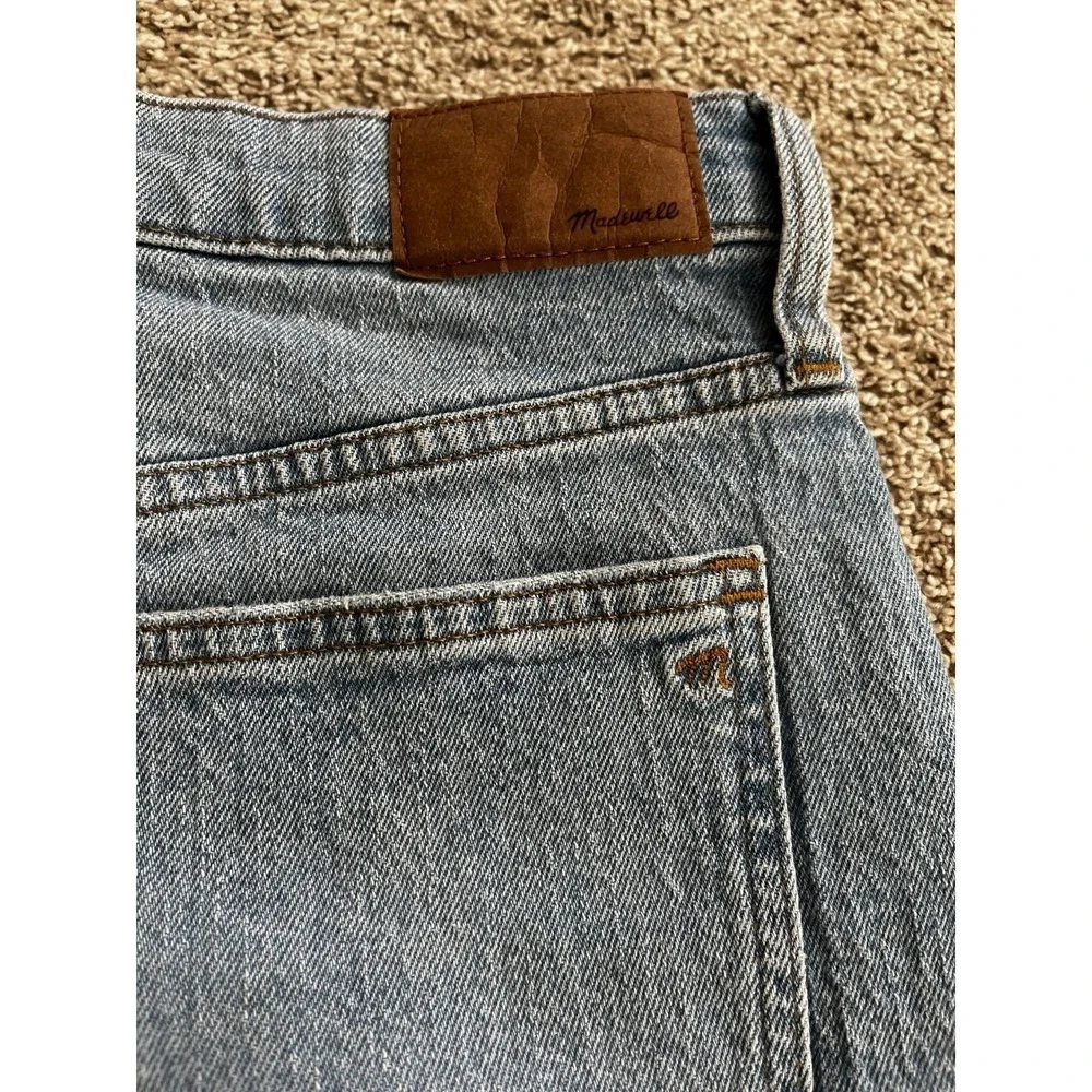 Madewell the Perfect Vintage Denim Jeans Medium Light Wash Straight 28 High Rise - Picture 8 of 9